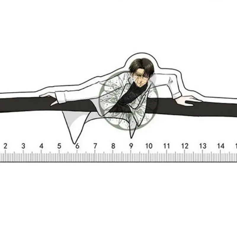 Attack on Titan Rulers Shingeki No Kyojin Straight Ruler Levi Ackerman Drafting Supplies Hanji Zoe School Supply Eren Jager Gift - Image 6