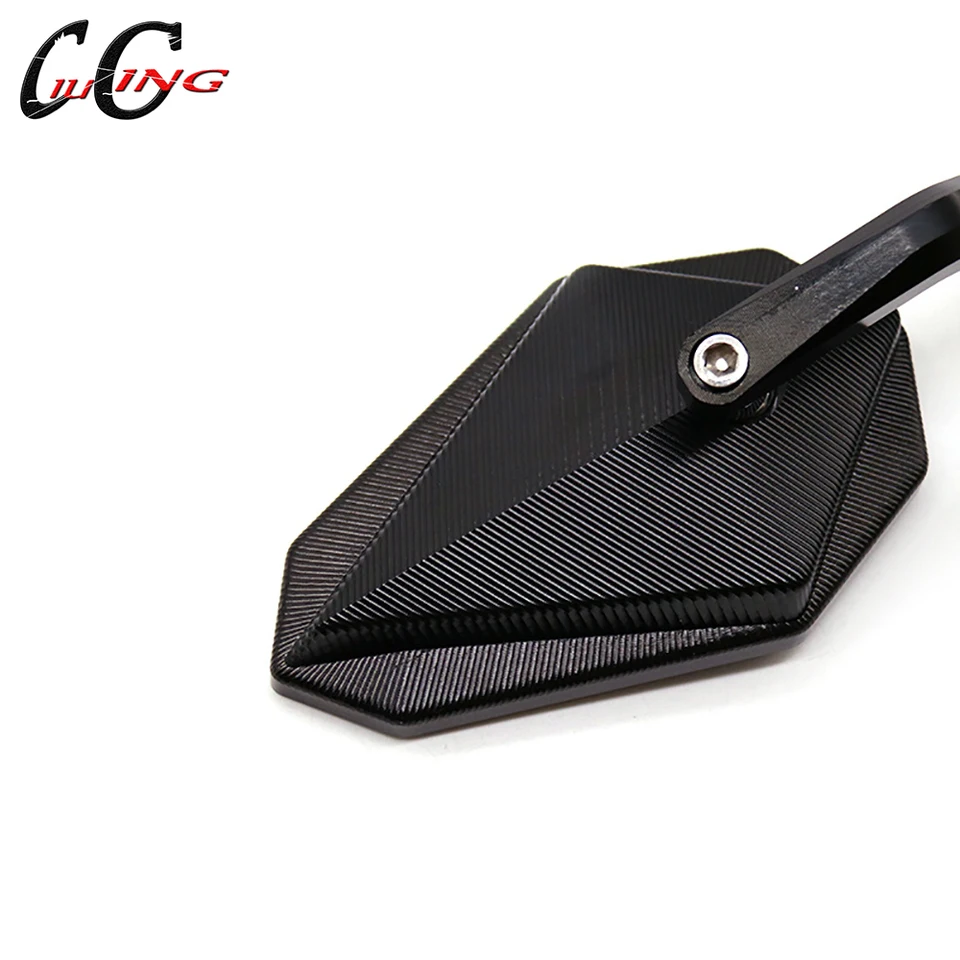 MTCRIGHTER – Specchietti Laterali Bar End Blu Per Suzuki GSX-8S / GSX-8R 2023-2025 – Kit Plug & Play Nero