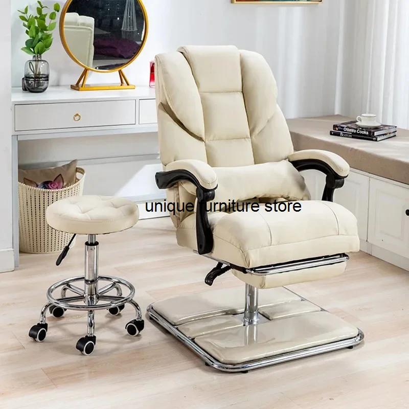 

Barbershop Luxury Salon Chair Leather Comfort Portable Reclinable Salon Chair Barber Equipment Cadeira Commercial Furniture