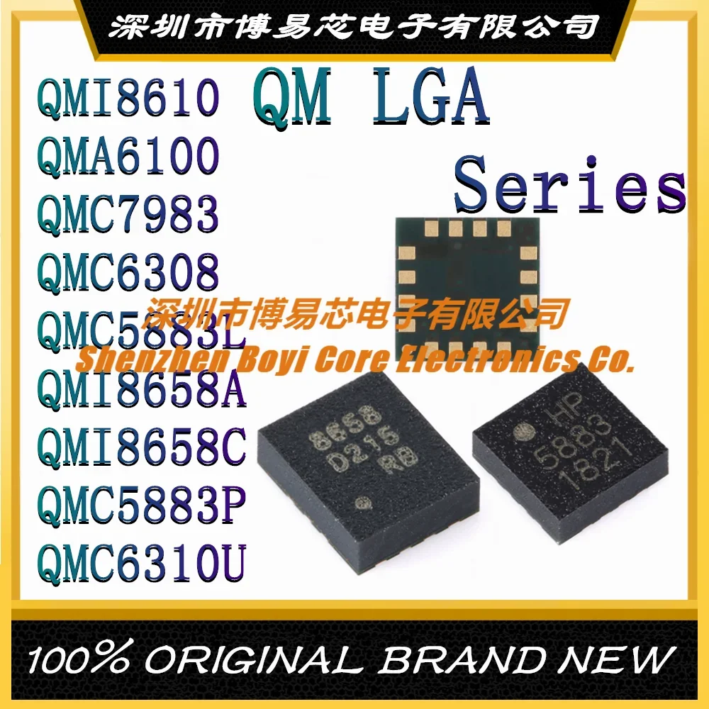 QMI8610 QMA6100 QMC7983 QMC6308 QMC5883L QMI8658A QMI8658C QMC5883P QMC6310U Authentic Attitude Sensor/Gyroscope IC Chip mpu6500 gy 6500 6dof 6 axis 6 axis attitude acceleration gyroscope sensor module