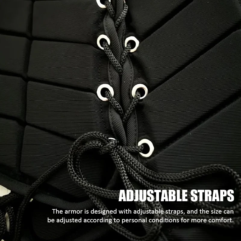 Horse Riding Vest Black Zipper Equestrian Vest for Adult Children Horse Riding Training Waistcoat EVA Equestrian Protective Pad - Image 2