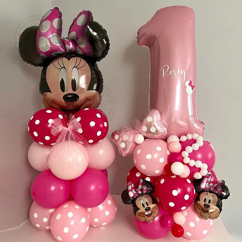 

Фольгированные воздушные шары в форме Минни Маус, диагональ 32 дюйма