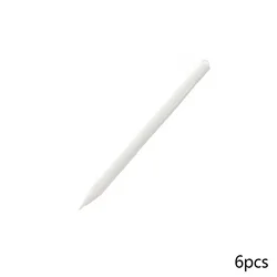 6-Piece Stylus Pen Set for Drawing and Writing on Digital Tablets (White)
