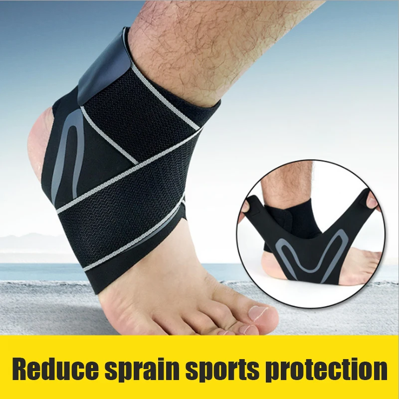 Ankle Support 1 Piece Sports Protective Gear Ankle Sleeve Pressure Resistant Anti Sprain Outdoor Basketball And Football