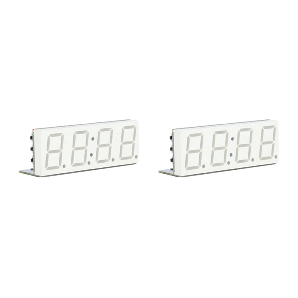 

2X Wifi Time Service Clock Module Automatic Clock DIY Digital Electronic Clock Wireless Network Time Service White