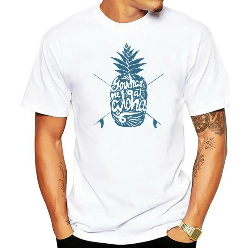 T-Shirt Di Marca Per Uomo Boardrippaz T Shirt You With Me At Aloha Hawaii Sommer Ananas Beach Strand Surfen Maglietta In Cotone Nero
