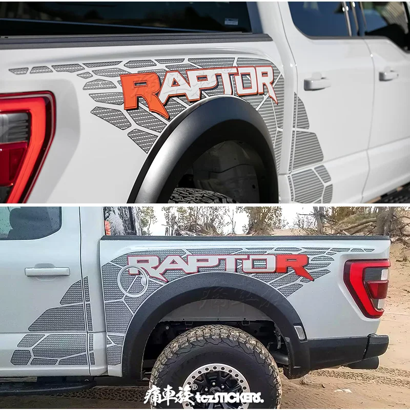 

Car sticker FOR Ford F150 RAPTOR R engine hood and trunk custom decoration sports Vinyl Film Decal accessories