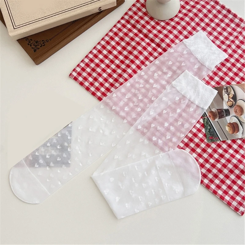 

Girl Summer Stockings Thigh High Socks NonSlip Thin Over the Knee Socks