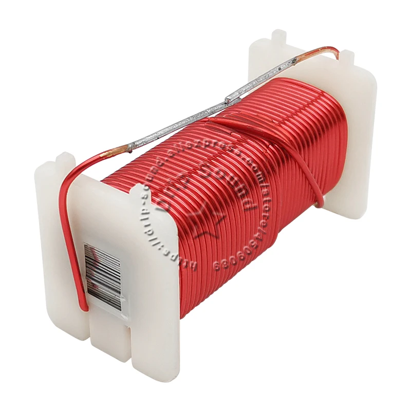 

1pcs 1.2mm 5.0mH-9.0mH Audio Amplifier Speaker Crossover Inductor With Iron Core 4N Oxygen-Free Copper Wire Coil #Red