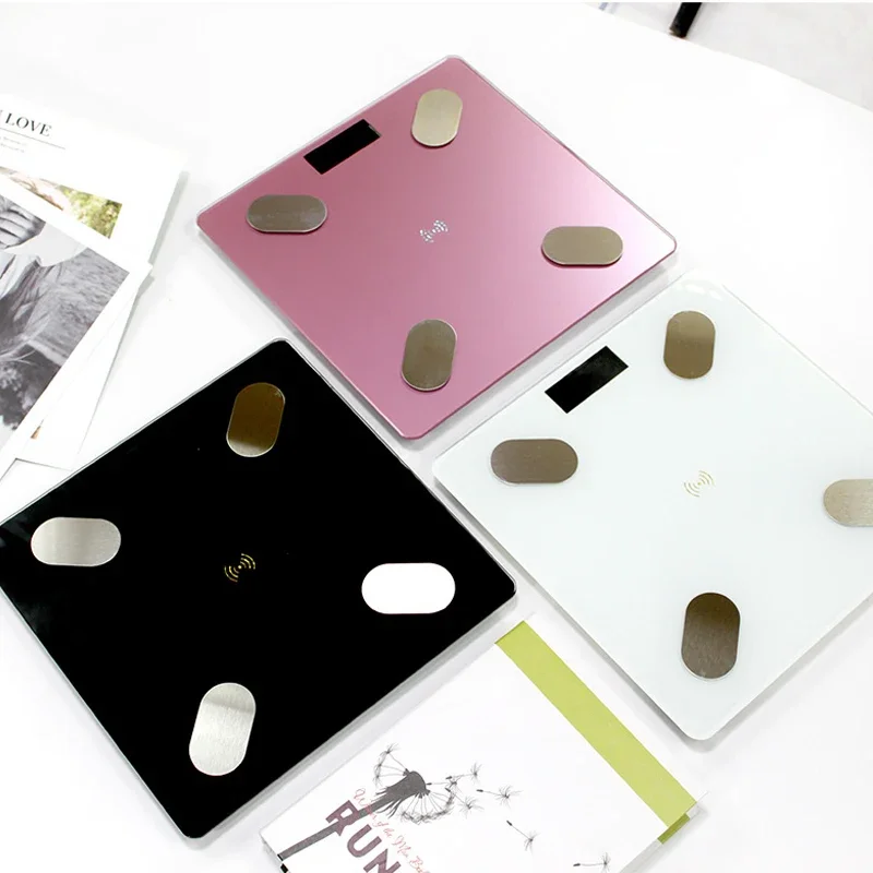 Bluetooth Body Fat Bathroom Scale Led Bathroom Weight Balance Body Composition Analyzer - 4