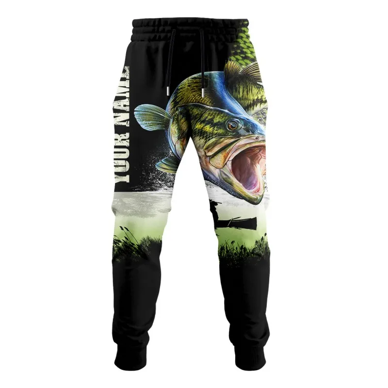 

Beautiful Parker/Perch/Carp/Trout Fishing Custom 3D Print Men's Pants Autumn Fashion Pants Autumn Casual Jogging Pants 003