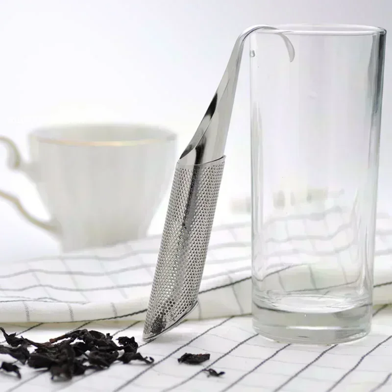 Tea Filter Pipe Shape Loose Leaf Diffuser Tea Strainer Steel Infuser Teapot Accessories Kitchen Utensils tea infuser,tea strainer,tea filter