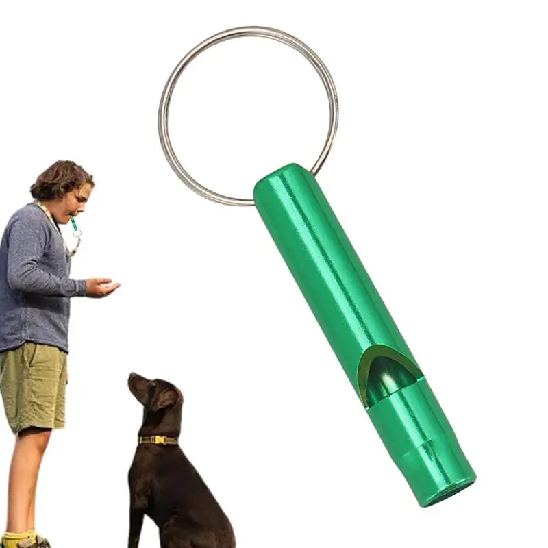 Ultrasonic Dog Whistle Aluminum Alloy Dog Recall Whistle Anti Barking Ultrasonic Tool Portable Training Tools Stop Bark