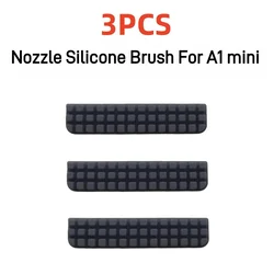 High-Performance 3D Printer Hotend Kit with Hardened Steel Nozzle (Multiple Sizes Available) - 0.8mm (3PCS A1mini Brush)
