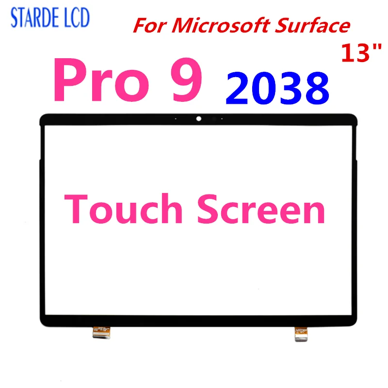 13 "Originale Per Microsoft Surface Pro 9 2038 Touch Screen Per Surface Pro 9 Pro9 Touch Digitizer Glass
