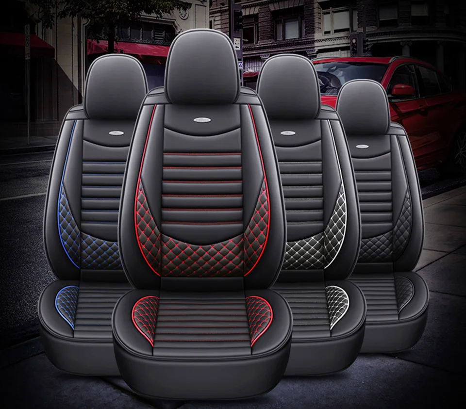 Funda de asiento de coche para Dacia Duster Sandero Stepway Logan, conjunto  completo de estilo Universal, accesorios interiores de cuero