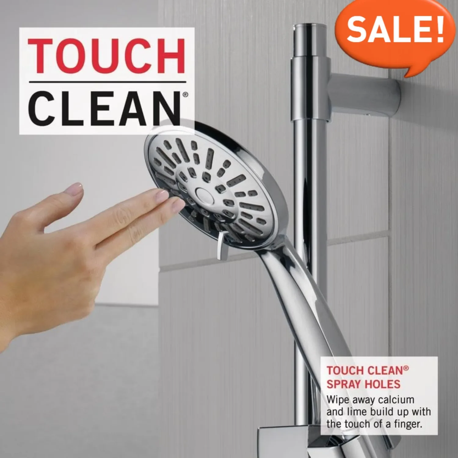 Faucet Slide Bar Hand Held Shower with Hose, Handheld Shower Head,Slide Bar Hand Shower, Handheld Shower, Detachable Shower Head 4