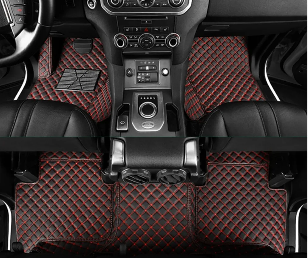 

Best quality! Special car floor mats for Land Rover Discovery 4 2016-2010 5 seats waterproof durable carpets rugs,Free shipping