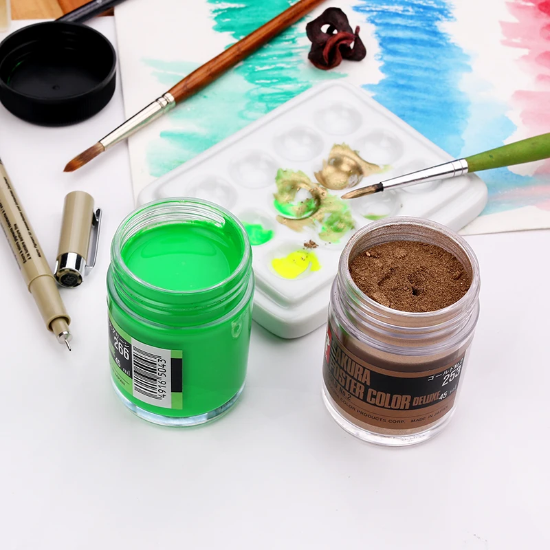 Japan NICKER POSTER Opaque Watercolor Paint 40ml Single Bottle Master  Advertising Design Gouache Paint Art Supplies