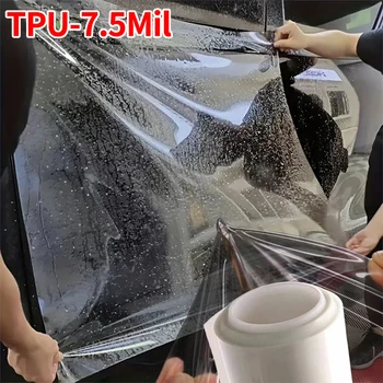 7.5Mil TPU Car Paint Protection Film Invisible Clear PPF Anti Yellow UV Protection