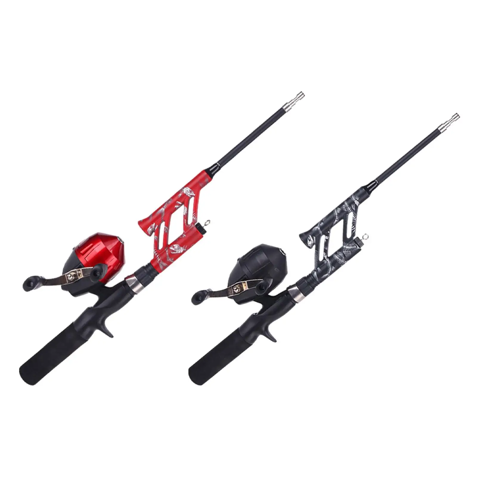 Fishing Rod and Reel, Fishing Reel Telescopic Fishing Pole with EVA Handle