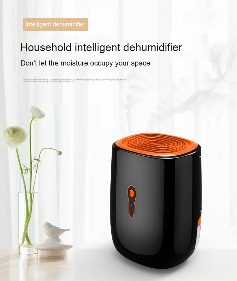 Description Picture 2 of itemHousehold mini dehumidifier electric Moisture Absorber basement Desiccant machine air dryer dehumidifiers baseroom EU plug 220V