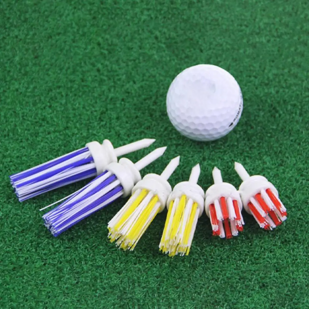 Unbreakable Brush Golf Tees – Low Friction Plastic Tee