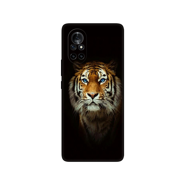 Huawei Nova 8 Case Nova8 5G 4G Back Cover For Huawei Nova 8 5G Phone Cases Soft Silicone TPU Fundas 6.57 inch black tpu case