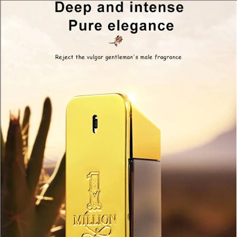 100ML Paco Rabanne 1 millones de Parfum Spray corporal de masculinidad madura para hombres Eau De Toilette Spray Perfume para ho view 5