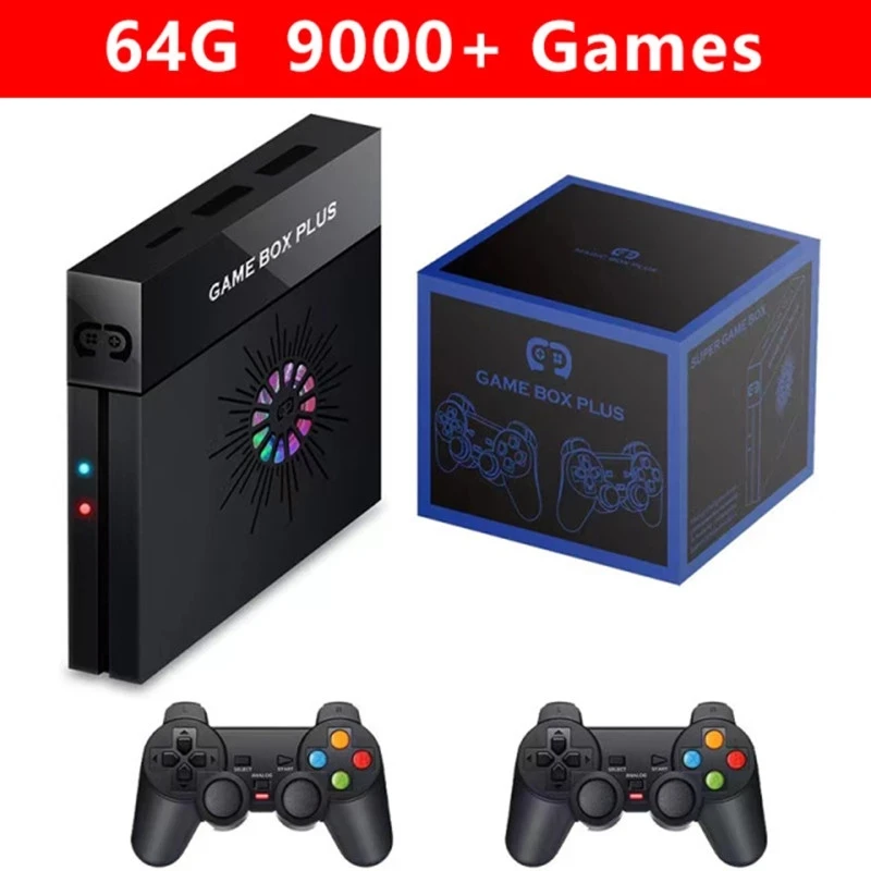X6S Game Box Console Per Videogiochi 4K Tv Hd Family Retro Gamebox Con Controller Wireless 2.4G Psp/Dc/N64 Nba 2 K19