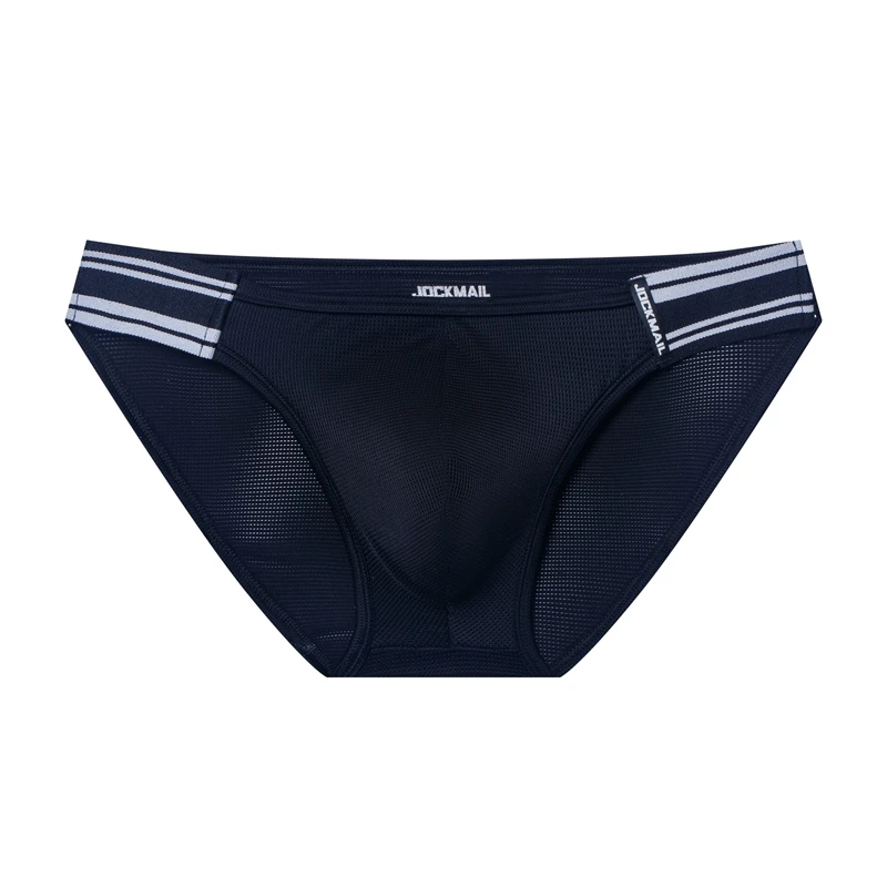 Jockmail Mesh Biancheria Intima Sexy Slip Da Uomo Mutandine Maschili Va Bassa Bikini In Nylon Ad Asciugatura Rapida Hombre Mutande Da Uomo Swim Tanga Slip - Foto 8