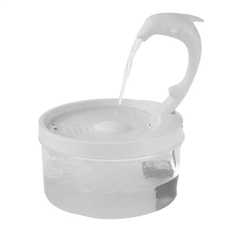 

Pet Dog Cat Water Fountain Dog Drinking Bowl Pet USB Automatic Water Dispenser Super Quiet Drinker Auto Feeder With LED Light