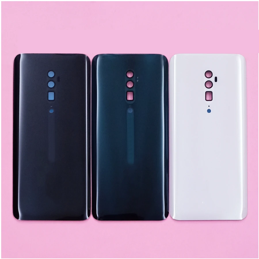 Coque Cuir Pour Oppo Reno 10x Zoom Et Reno 5G - Porte-cartes Intégré, Support Pliable - Rouge, Protection Renforcée