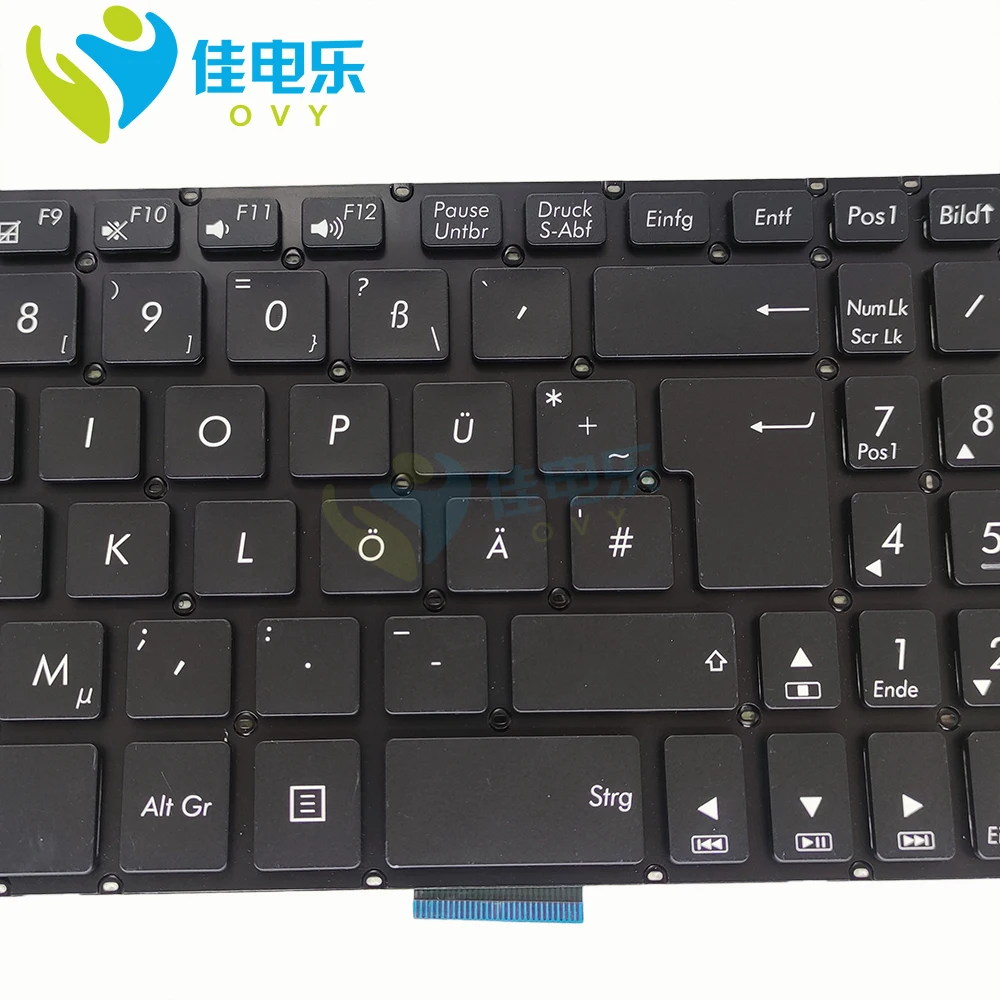 Russo, Francês, ASUS, X705BA, X705FN, X705N, X705,