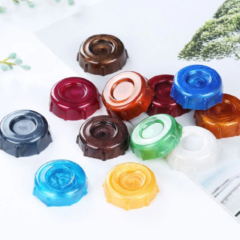 MXME 1Set Epoxy Resin Natural Mica Mineral Powder Cosmetic Grade Pearlescent Pigment