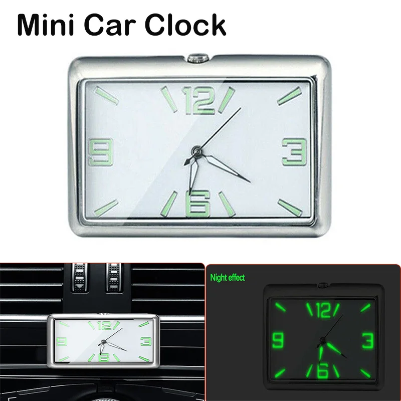 

Mini Luminous Car Clock Electronic Clock Quartz Watch Stick-On Bicycle Motorcycle Watch Auto Dashboard Clock Watch