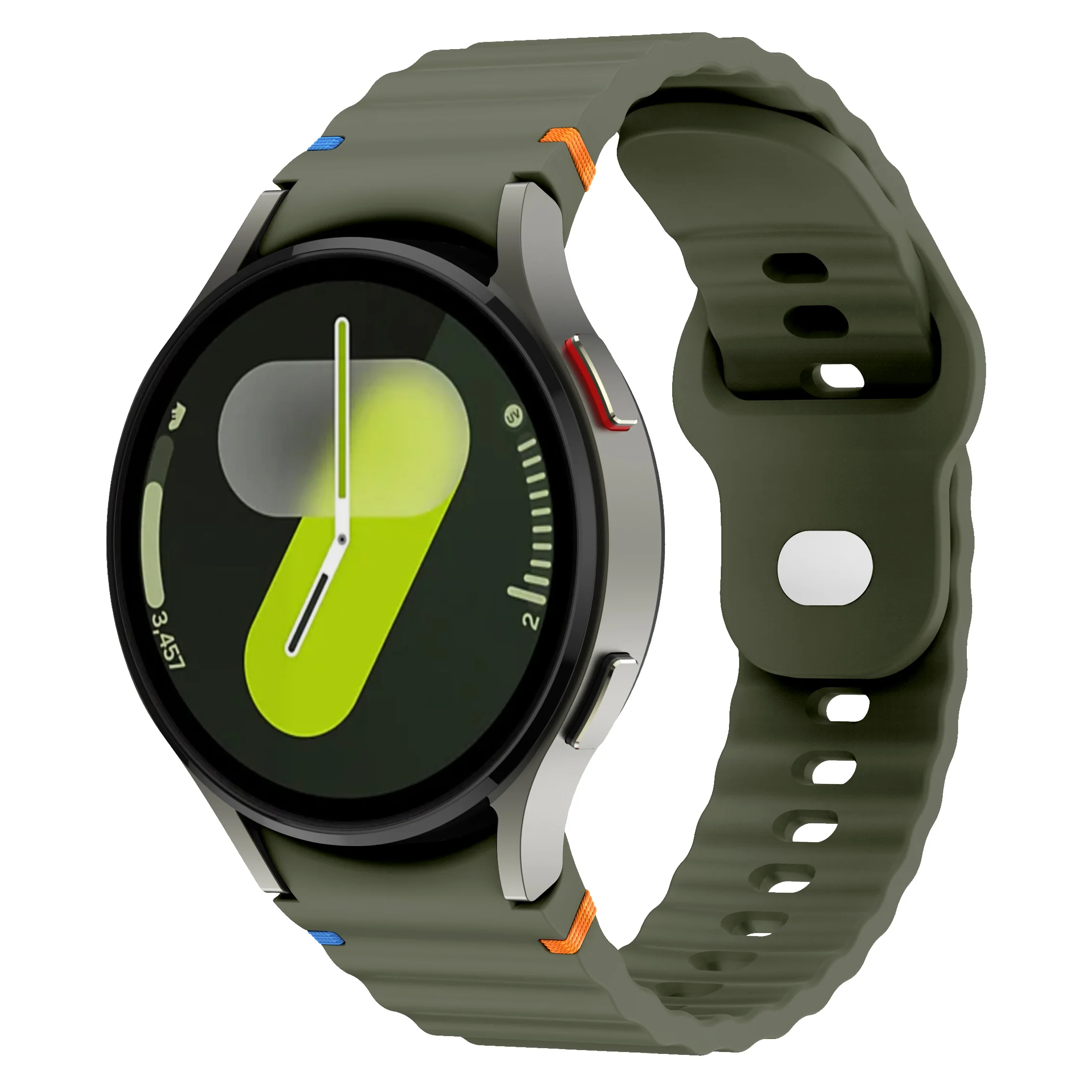 Seamless Silicone Bracelet for Galaxy Watches - Universal Fit