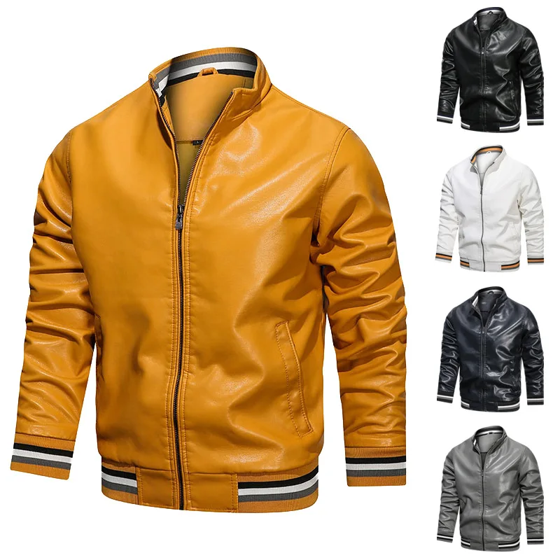 

Jackets for Men Clothing 2022 Hoodies Jacket Coat Tracksuits Bomber Coats Baseball New Chaquetas PU Leather Jaquetas Chaquetas