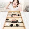 Fast Pace Sling Puck Game Foosball Winner Board Game Tabletop Hockey Catapult Chess Hand-eye Coordination Training Toys for Kids