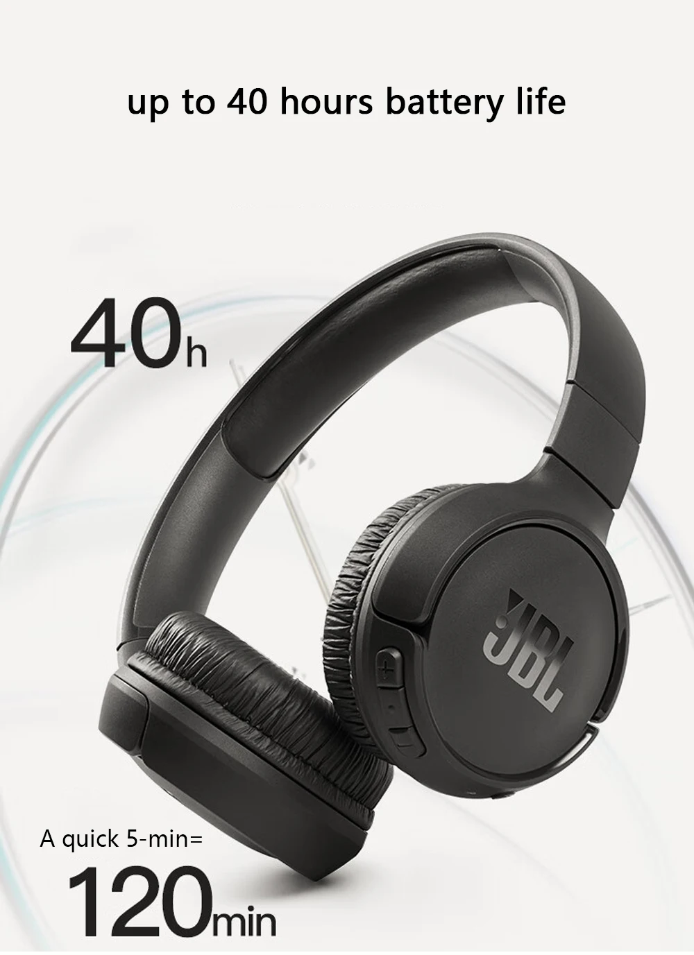 Produit JBL Tune 510BT – Casque Sans Fil Bluetooth avec Son Pure Bass, Autonomie 40H, Micro Intégré