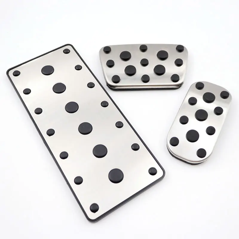 AT Car Foot Pedals For Toyota Corolla E160 2012~ Gas Fuel Brake Stainless Steel No Drilling Restfoot Pedal car accessories
