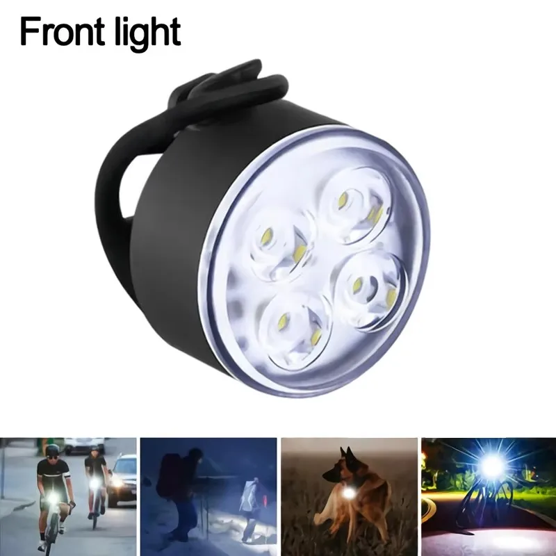 BUCKLOS LED Bicycle Front and Rear Lighting Set