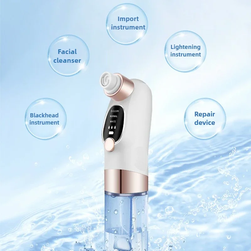 Blackhead Remover Pore Vacuum Face Cleaner Electric Pimple Acne Black Head Removal USB Rechargeable Water Cycle Black Dot Remove acne and blackhead removal tools