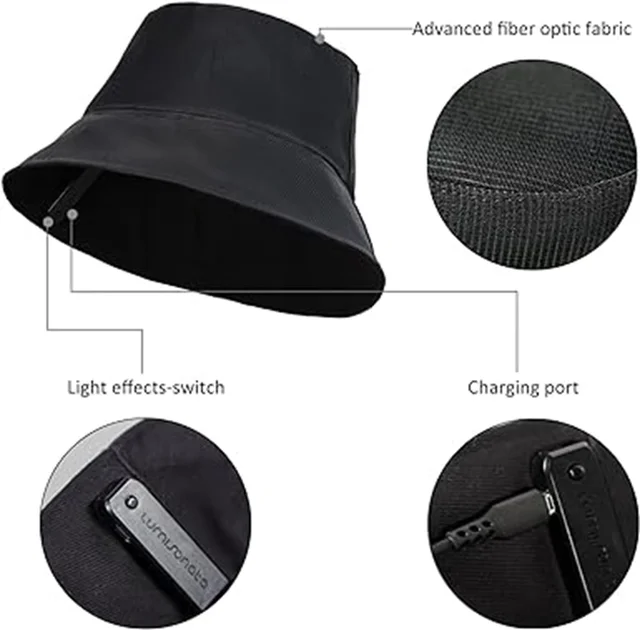 Fibre Optic Bucket Hat 12