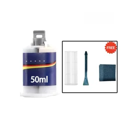 High - Strength Metal Repair Epoxy Adhesive - Heat & Cold Resistant Welding Glue & Leak Repair Paste (50ml)