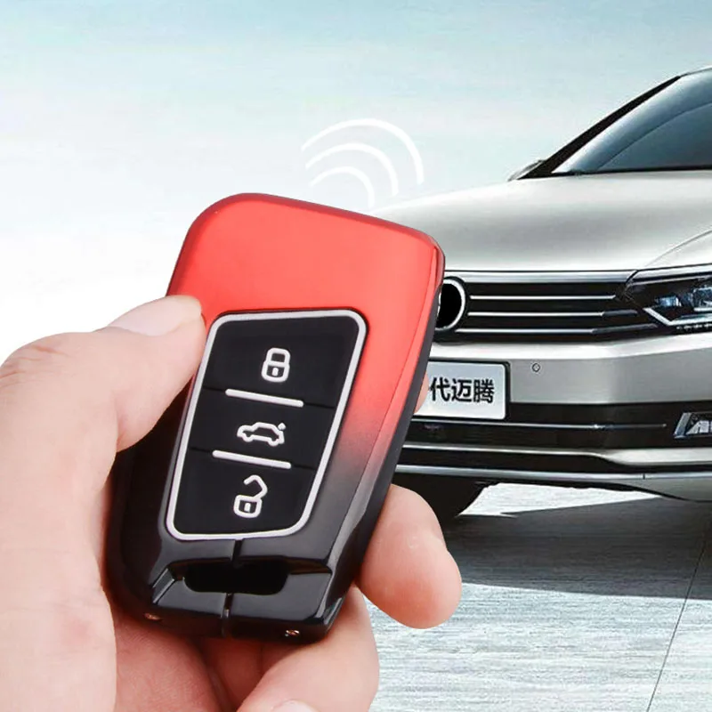 Fashion-Car-Key-Case-Full-Cover-Shell-Fob-per-Volkswagen-VW-Tiguan-MK2-Magotan-Passat-B8.jpg Cover chiate/telecomando per Volkswagen VW Tiguan MK2 Magotan Passat B8 CC per Skoda Superb A7 accessori - Fashion Car Key Case Full Cover Shell Fob per Volkswagen VW Tiguan MK2 Magotan Passat B8