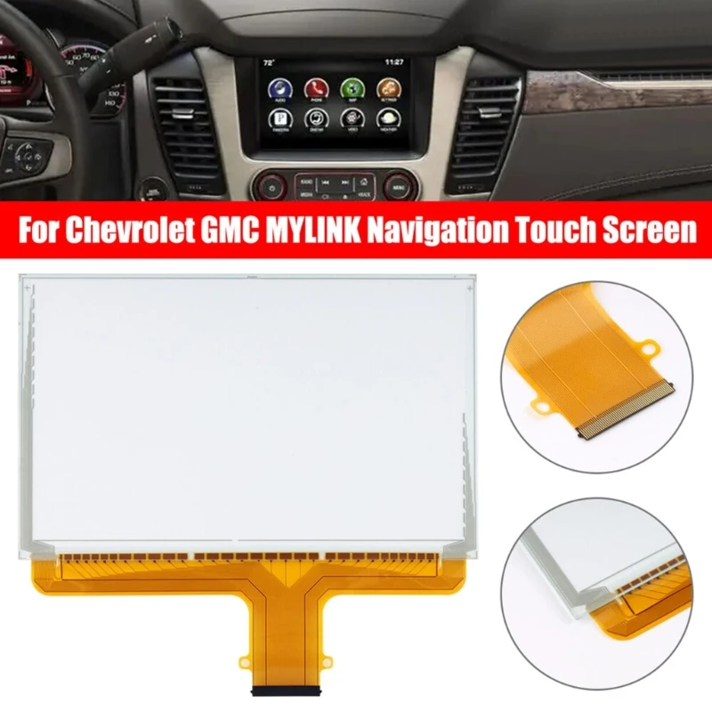 

8" Touch-Screen Glass Digitizer Durable 55-Pin Replacement DJ080PA-01A Quick Fixing used for MYLINK Raido Navigation