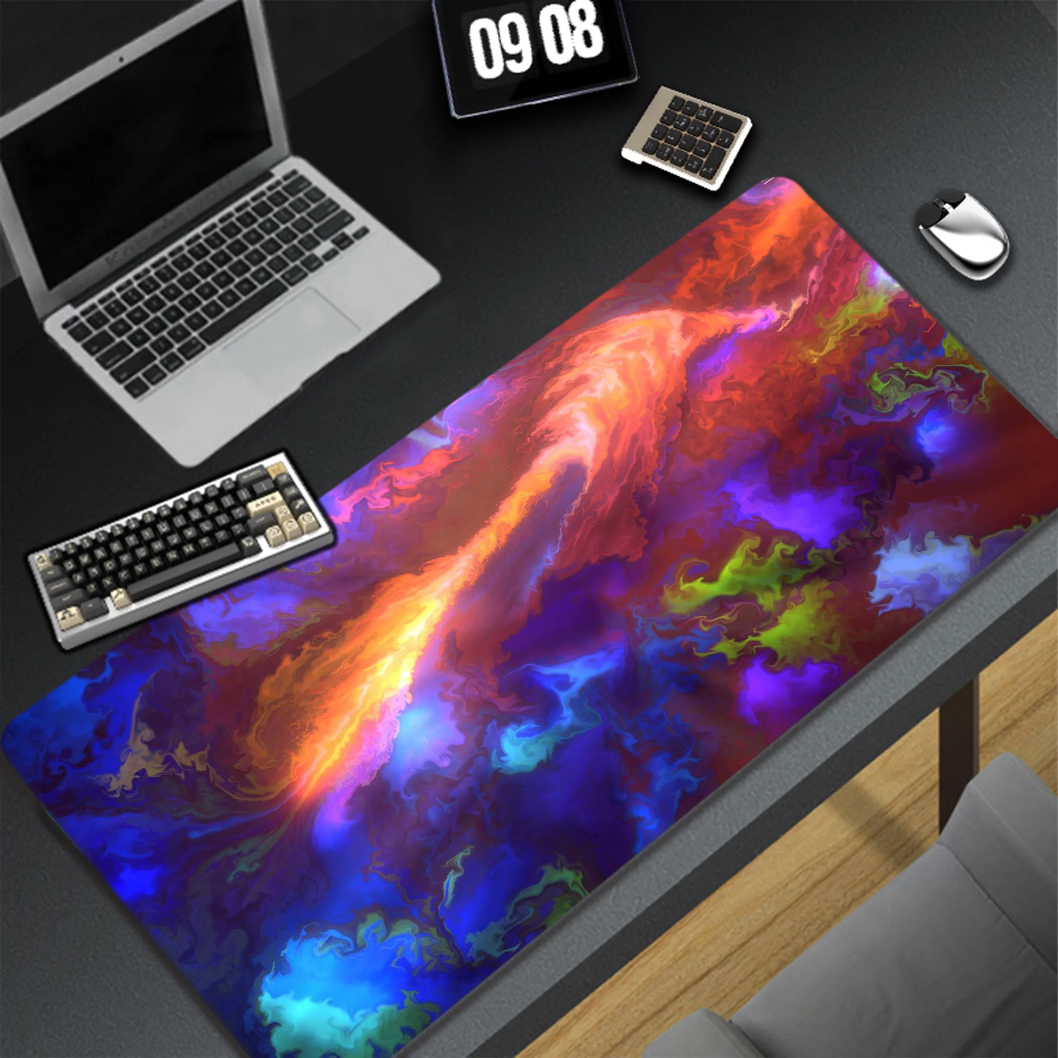 

Strata Liquid Extended Mousepad Gaming Speed Keyboard Pads Locking Edge Desk Mat Office Mouse Pad Tapis De Souris 900x400mm