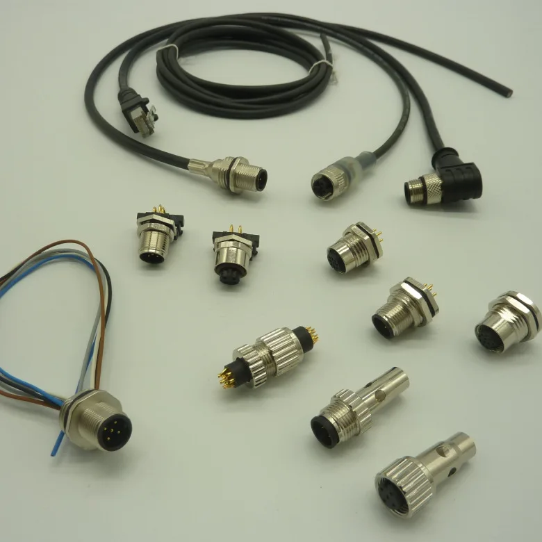 

M12-4P 5P 8P 12P circular waterproof connector M12 male and female plug with wire Electronic Accessories & Supplies