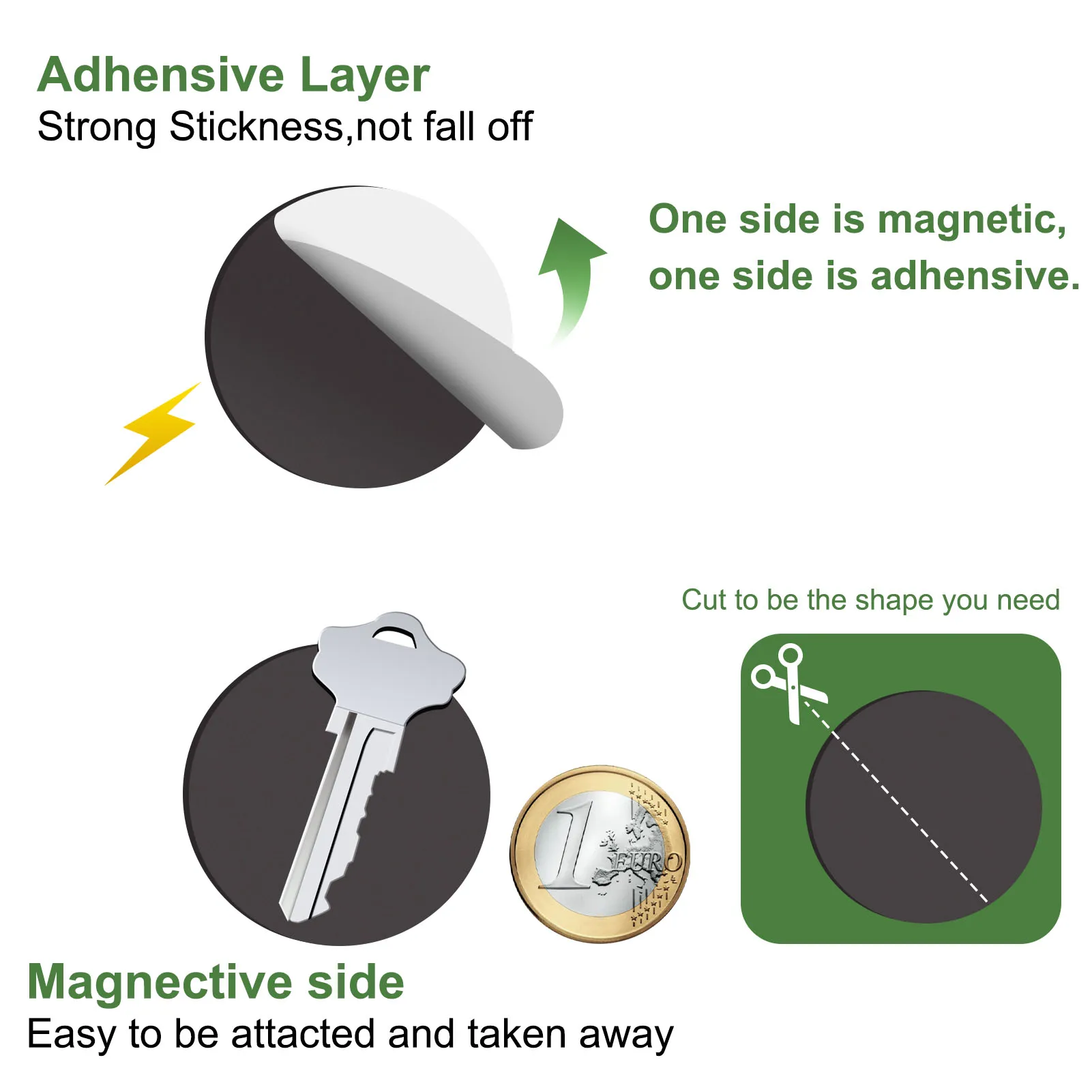 Evemodel 100 Pezzi Basi Modello Magnetico In Miniatura Base Rotonda Da 25 Mm Autoadesiva CMB0125 - Foto 14